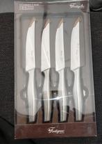 Fontignac Steakmessen - Set van 4, Huis en Inrichting, Nieuw, Ophalen of Verzenden, Rvs of Chroom, Vaatwasserbestendig