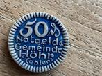 porselein noodgeld blauw 50Pfg, Antiek en Kunst, Ophalen of Verzenden