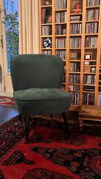 Leuke fauteuil smaragdgroen, Ophalen, Gebruikt, Minder dan 75 cm, Stof