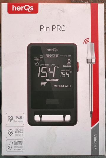 BBQ DRAADLOZE THERMOMETER herQs Pin PRO beschikbaar voor biedingen