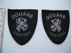 2 douane customs emblemen. Nieuw., Ophalen of Verzenden, Overige soorten, Nederland, Embleem of Badge
