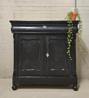 OPRUIMING Antieke Biedermeier commode vintage dressoir kast beschikbaar voor biedingen
