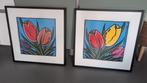 Henk Schiffmacher Tulpen, Antiek en Kunst, Kunst | Litho's en Zeefdrukken, Ophalen