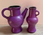 Vintage Vaasjes Paars - Marei Keramiek, Huis en Inrichting, Woonaccessoires | Vazen, Ophalen of Verzenden, Gebruikt