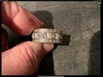 Esprit zilveren ring steentjes, Ophalen of Verzenden, Zo goed als nieuw, Zilver, Dame
