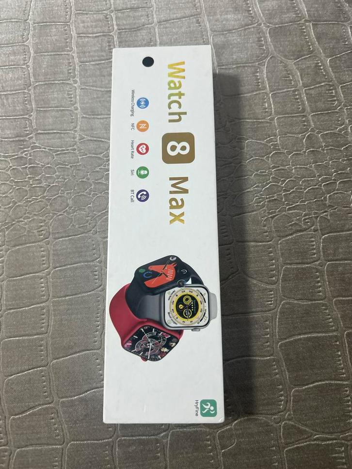 Watch 8 Max - Nieuwstaat!, Sieraden, Tassen en Uiterlijk, Sporthorloges, Nieuw, Android, Zwart, Afstand, Waterdicht, Ophalen