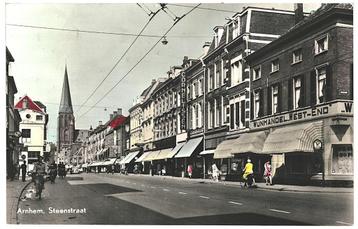 963201	Arnhem	Steenstraat	1955	Gelopen met postzegel         beschikbaar voor biedingen
