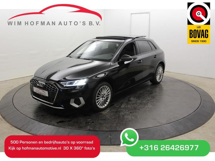 Audi A3 40 TFSI PHEV Plug-in 204 PK Pano Camera EL A klep Vi, Auto's, Audi, Bedrijf, Te koop, A3, ABS, Achteruitrijcamera, Airbags