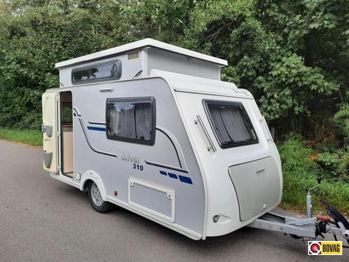 Trigano Silver 310 Mover Airco Voortent, Caravans en Kamperen, Caravans, tot en met 2, 750 - 1000 kg, Standaardzit, Trigano, Lengtebed