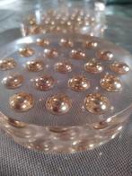 Design Plexiglas onderzetters met gouden bolletjes, Ophalen of Verzenden, Glas of Kopje