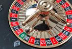 Luxe roulette casino spel met chips., Vijf spelers of meer, Ophalen of Verzenden, Zo goed als nieuw