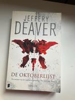 Jeffery Deaver - De Oktoberlijst, Ophalen of Verzenden, Zo goed als nieuw