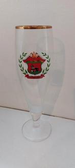 Bierglas 'T Veulen uit Volendam, Verzamelen, Ophalen of Verzenden, Gebruikt, Glas of Glazen, Overige merken