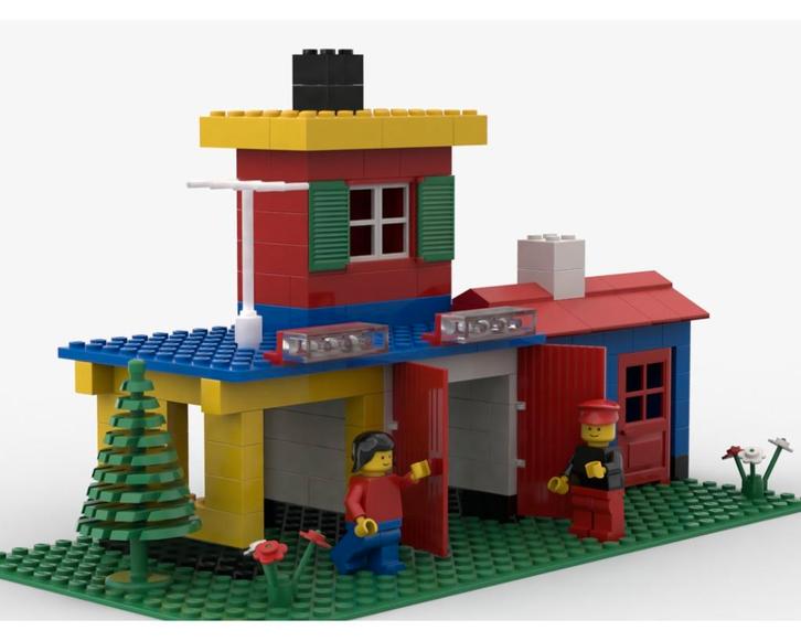 Lego Vintage Set 566 - Huis, Kinderen en Baby's, Speelgoed | Duplo en Lego, Gebruikt, Lego, Complete set, Ophalen of Verzenden