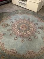 Ronde Vintage Vloerkleed Lily Medaillon, Blauw, 200 cm of meer, Ophalen of Verzenden, Zo goed als nieuw