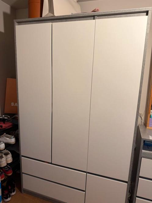 BILLUND Kledingkast Set - Wit, Huis en Inrichting, Kasten | Kledingkasten, Gebruikt, 200 cm of meer, 150 tot 200 cm, 50 tot 75 cm