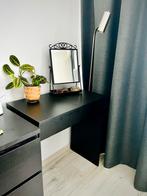 Make-up tafel (IKEA BRIMNES) (+stoel +spiegel+ prullenbak), Huis en Inrichting, Ophalen, Zo goed als nieuw, 50 tot 100 cm, Minder dan 100 cm