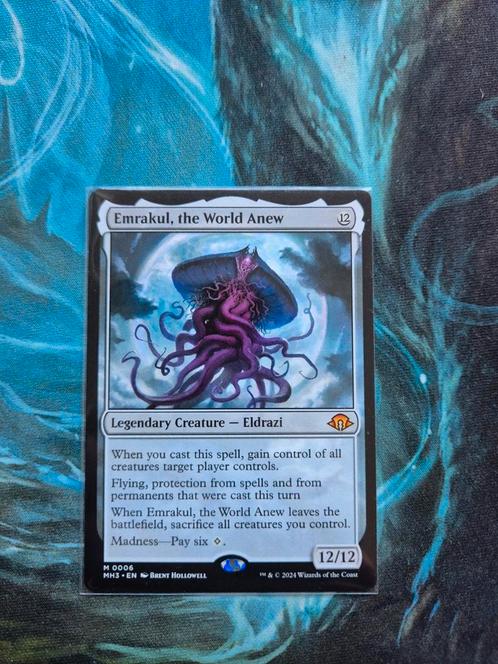 Emrakul, the World Anew - Modern Horizons 3, Hobby en Vrije tijd, Verzamelkaartspellen | Magic the Gathering, Zo goed als nieuw