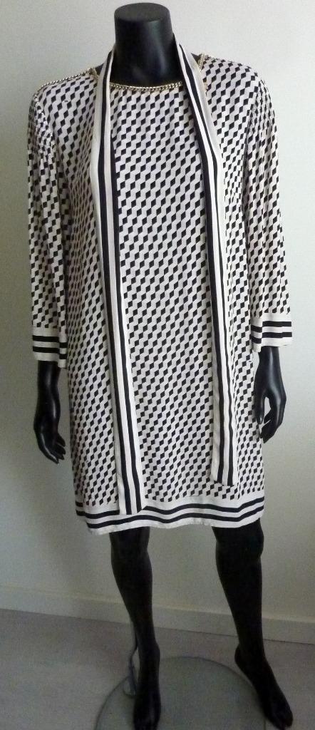 Elisabetta Franchi Jurk, Kleding | Dames, Jurken, Nieuw, Maat 42/44 (L), Overige kleuren, Knielengte, Ophalen of Verzenden