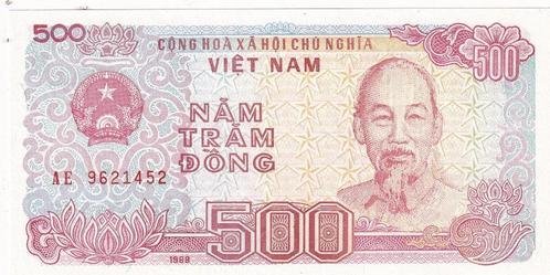 Vietnam 500 dong 1988, Postzegels en Munten, Bankbiljetten | Azië, Los biljet, Zuidoost-Azië, Verzenden