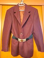 Vintage bordeauxrode blazer mt L wol en cashmere, Ophalen of Verzenden, Zo goed als nieuw, Rood