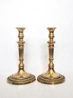 Antiek Victoriaanse kandelaars kandelaar messing koper 1860, Antiek en Kunst, Verzenden, Koper of Brons