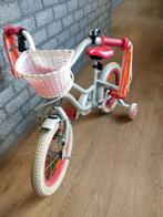 Nieuwe kinderfiets met zijwieltjes en mand, Ophalen of Verzenden, Nieuw, Minder dan 16 inch, Zijwieltjes