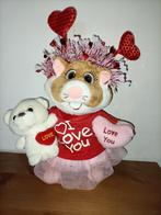 Leuke AH hamster Valentijn met beer I love you knuffel, Kinderen en Baby's, Ophalen of Verzenden, Zo goed als nieuw, Beer