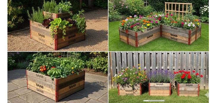 OPRUIMING OUDE SAAB PALLETRANDEN, UNIEKE UITSTRALING, Doe-het-zelf en Verbouw, Hout en Planken, Gebruikt, Pallet, Overige houtsoorten