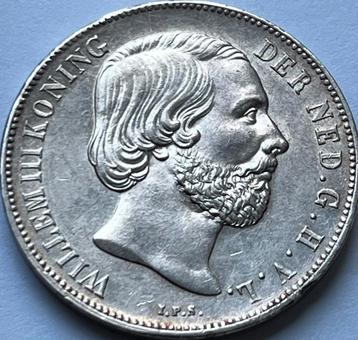 Schitterende gulden 1864 beschikbaar voor biedingen