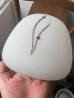 Kap melkglas met beschildering diam 10 cm  Geen armat plafon, Ophalen of Verzenden