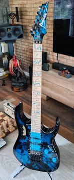 Ibanez JEM77P-BFP Steve Vai, Ophalen of Verzenden, Zo goed als nieuw, Solid body, Ibanez