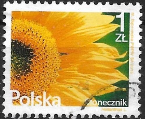 Polen 2015 mi.4775 flora ZONNEBLOEM nom. 1 Zl, Postzegels en Munten, Postzegels | Europa | Overig, Gestempeld, Polen, Verzenden