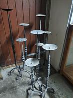 Te koop 3 sets ijzeren kaarsen standaards, Ophalen