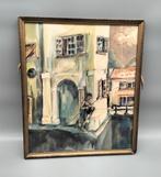 Aquarel gemaakt door Lambertus Lancée, Batavia 1947, Antiek en Kunst, Ophalen of Verzenden