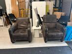 2 fauteuils heren en dames model in goede staat, Ophalen, Geen, 75 tot 100 cm, Zo goed als nieuw