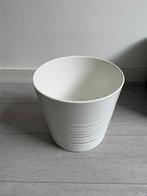 Grote witte bloempot - GRATIS, Tuin en Terras, Bloempotten, Gebruikt, Rond, Minder dan 40 cm, Aardewerk