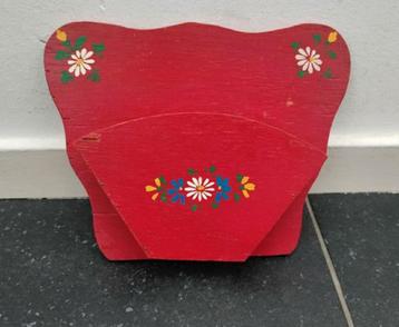 Koffiefilterhouder,Rood,1960,RETRO,keuken,koffie,wand,bloem beschikbaar voor biedingen