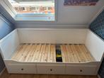 Hemnes bedbank IKEA, Huis en Inrichting, Slaapkamer | Bedden, Ophalen, Gebruikt, Eenpersoons, Wit