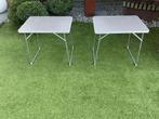 2 Quechua camping tafels 80x60 in nieuwstaat samen 30 euro, Caravans en Kamperen, Ophalen, Zo goed als nieuw, Campingtafel