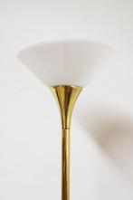 Goudkleurige Hollywood Regency vloerlamp. Vintage lamp., Huis en Inrichting, Ophalen, O, O, O