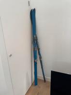 Ski’s sier decoratie blauw houten ski’s, Sport en Fitness, Skiën en Langlaufen, Ophalen, Gebruikt, Ski's, Overige merken
