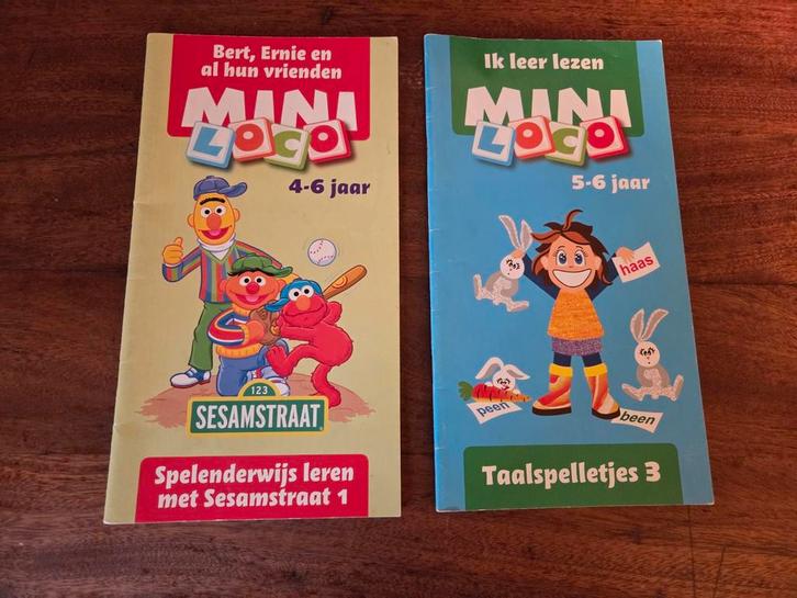 Mini Loco Boekjes: Sesamstraat & Taalspelletjes, Kinderen en Baby's, Speelgoed | Educatief en Creatief, Ophalen of Verzenden