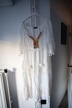Witte bohemian jurk Montan maat M-L, Montan, Maat 38/40 (M), Ophalen of Verzenden, Onder de knie
