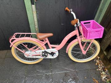 Sjoef Meisjes Fiets Roze 20inch beschikbaar voor biedingen