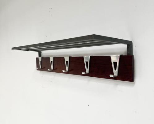 Houten kapstok in Pastoestijl, 1970’s, Huis en Inrichting, Woonaccessoires | Kapstokken, Gebruikt, Wandkapstok, Minder dan 100 cm