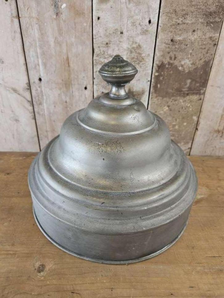 oude ijs cloche ``WOONWINKEL RUSTIEK``, Antiek en Kunst, Curiosa en Brocante, Ophalen of Verzenden