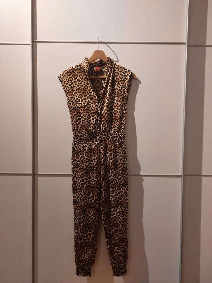 Panterprint jumpsuit coolcat, Kinderen en Baby's, Kinderkleding | Maat 134, Gebruikt, Meisje, Overige typen, Ophalen of Verzenden