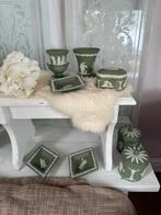 Wedgewood Jasperware green 8dl set izgst, Ophalen of Verzenden