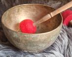Klankschaal Tibetaans oud 18cm 650gr, Antiek en Kunst, Ophalen of Verzenden